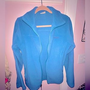 Columbia athletic jacket full zip fleece